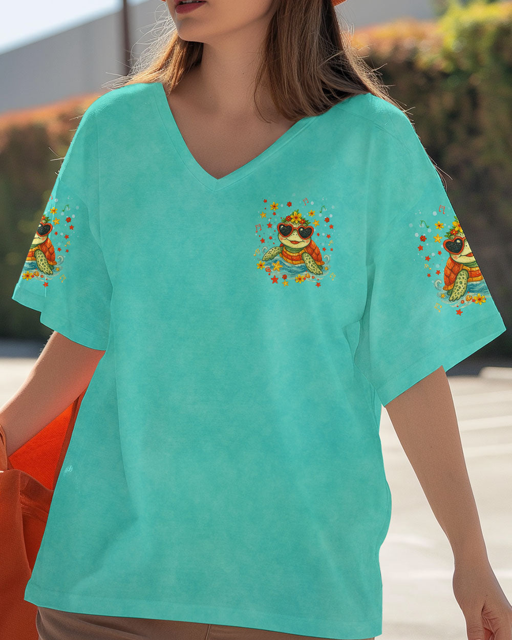 BLISSCORNERS SALTY SOUL SUNNY HEART TURTLE ALL OVER PRINT