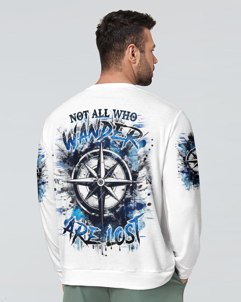 BLISSCORNERS NOT ALL WHO WANDER ARE LOST ALL OVER PRINT