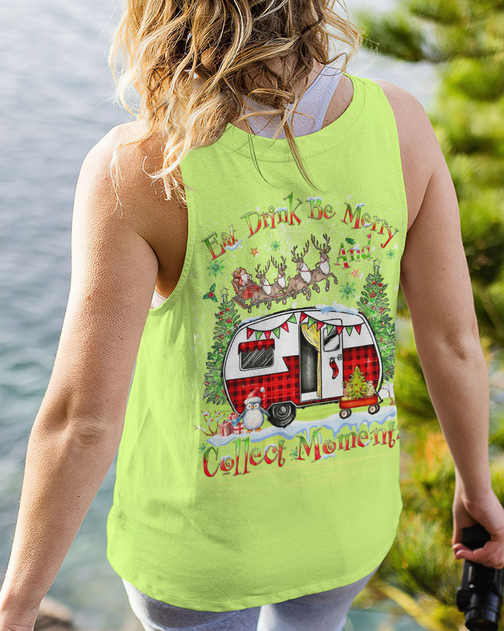 BLISSCORNERS EAT DRINK BE MERRY AND COLLECT MOMENTS CHRISTMAS ALL OVER PRINT