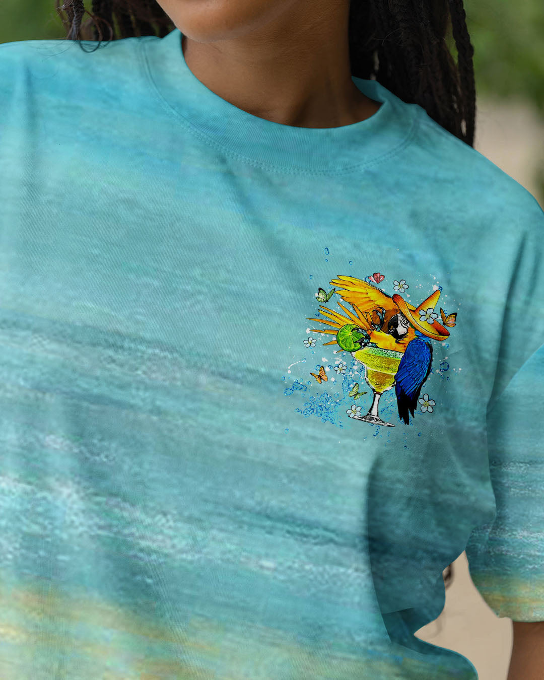 BLISSCORNERS TROPIC LIKE IT'S HOT ALL OVER PRINT