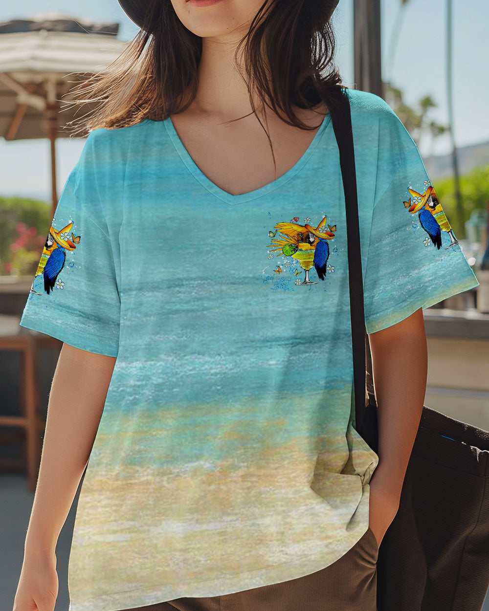 BLISSCORNERS TROPIC LIKE IT'S HOT ALL OVER PRINT