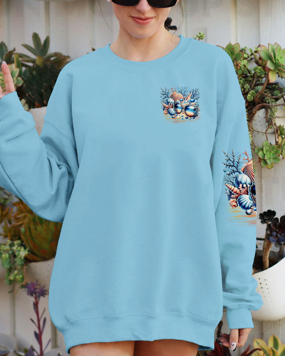 BLISSCORNERS LIFE IS BETTER AT THE BEACH ALL OVER PRINT