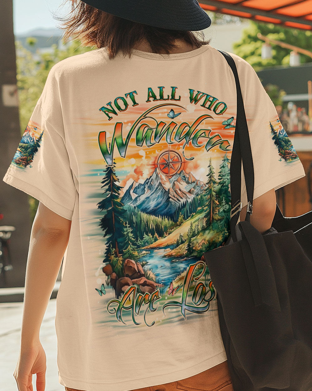 BLISSCORNERS NOT ALL WHO WANDER ARE LOST ALL OVER PRINT