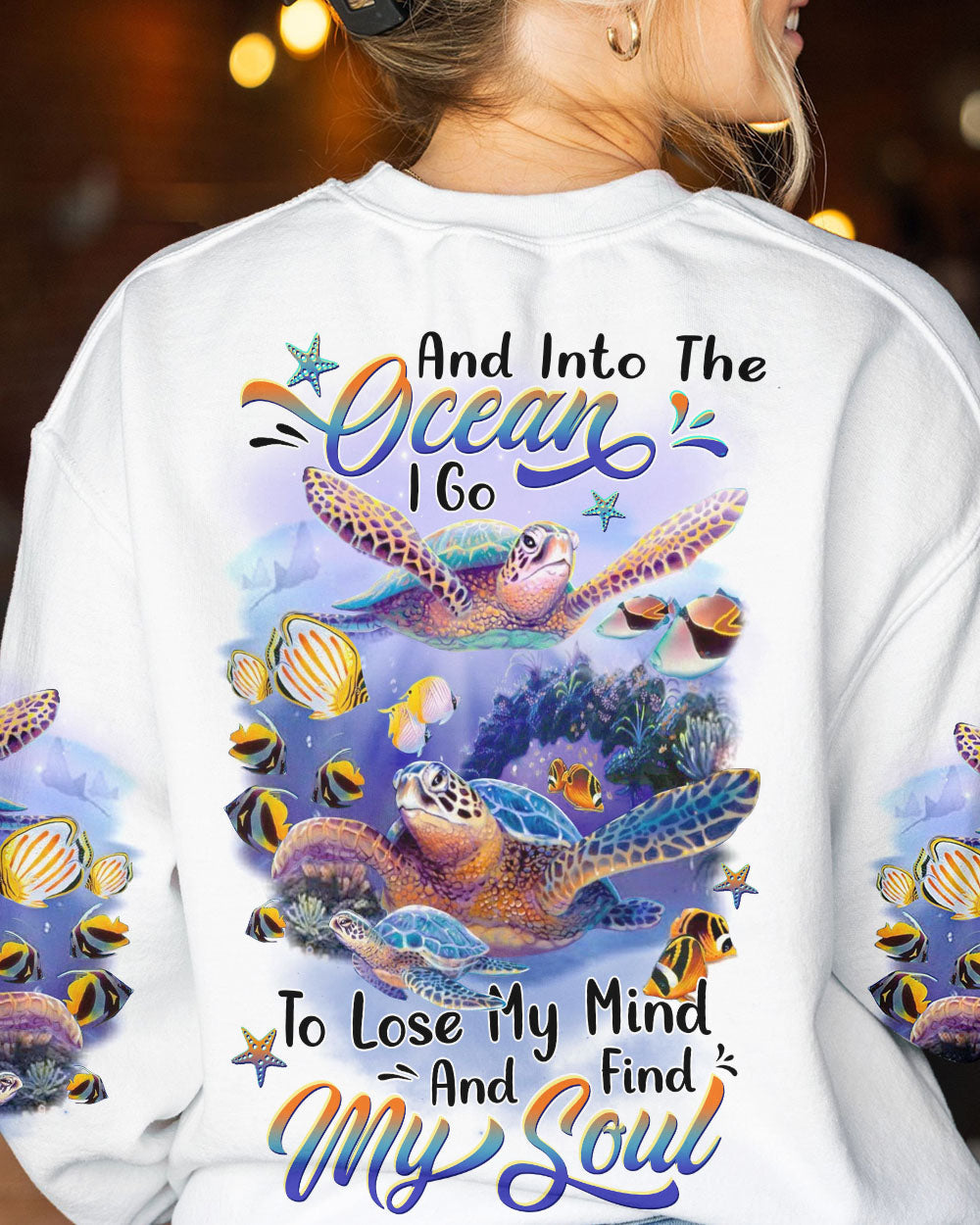 BLISSCORNERS AND INTO THE OCEAN I GO ALL OVER PRINT