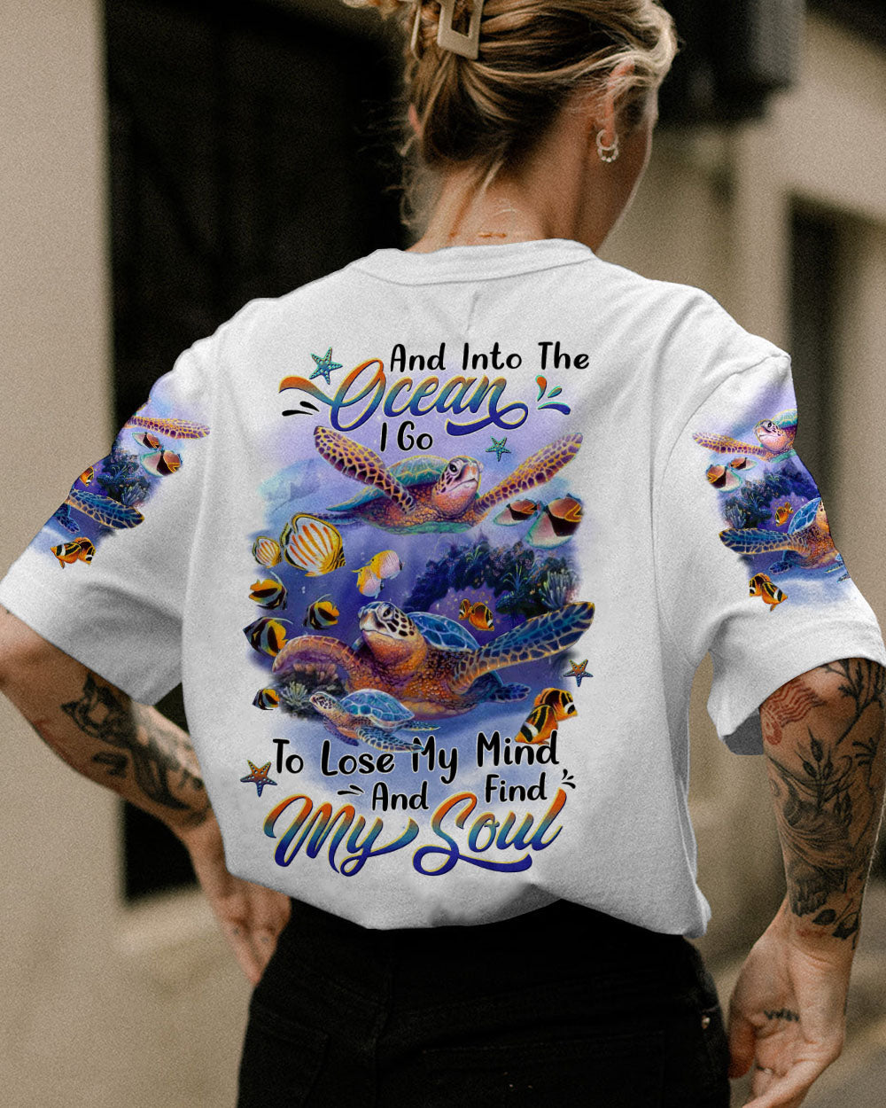 BLISSCORNERS AND INTO THE OCEAN I GO ALL OVER PRINT