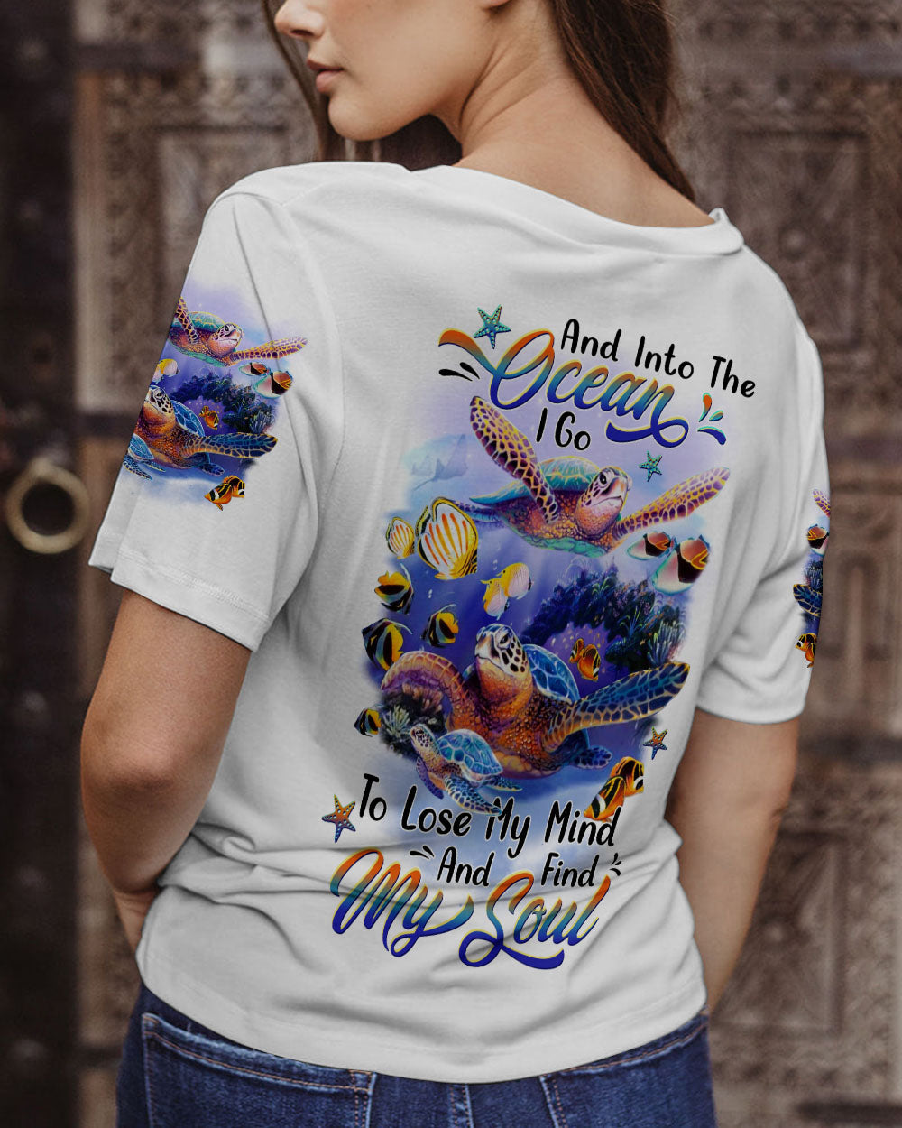 BLISSCORNERS AND INTO THE OCEAN I GO ALL OVER PRINT