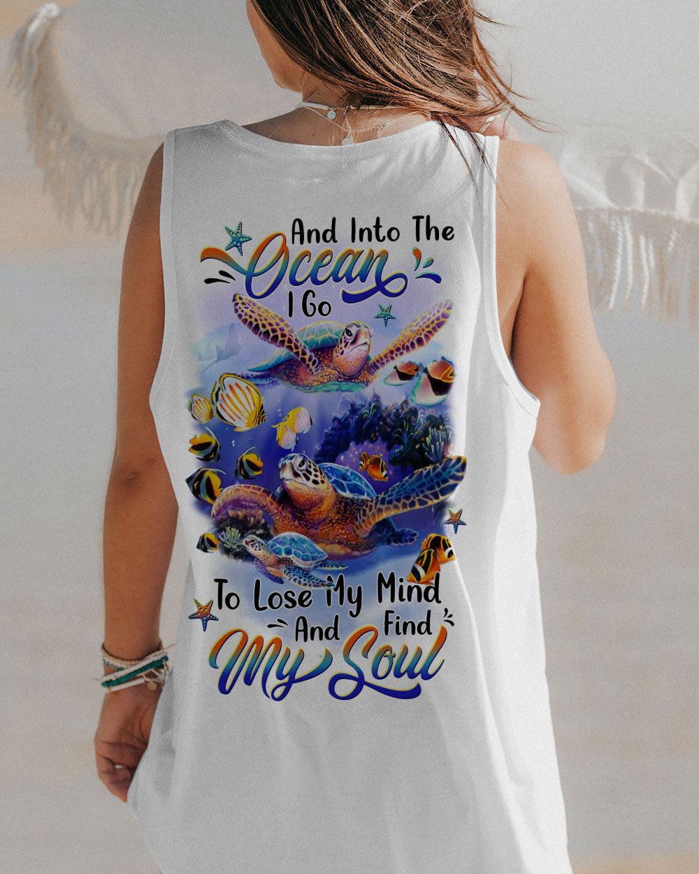 BLISSCORNERS AND INTO THE OCEAN I GO ALL OVER PRINT