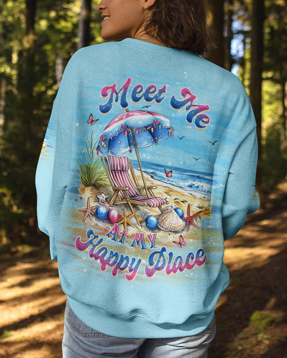 BLISSCORNERS MEET ME AT MY HAPPY PLACE ALL OVER PRINT