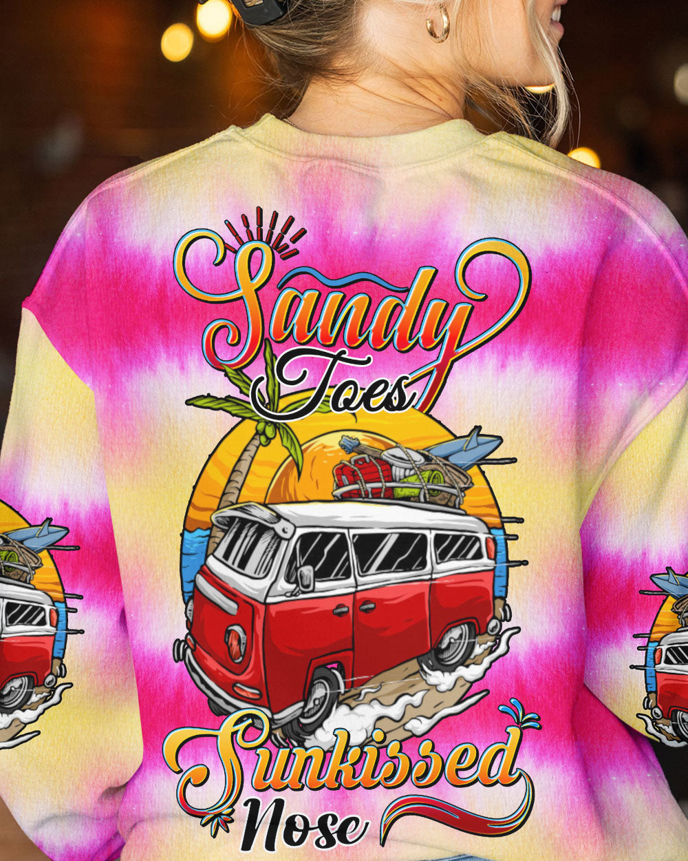 BLISSCORNERS SANDY TOES SUNKISSED NOSE ALL OVER PRINT