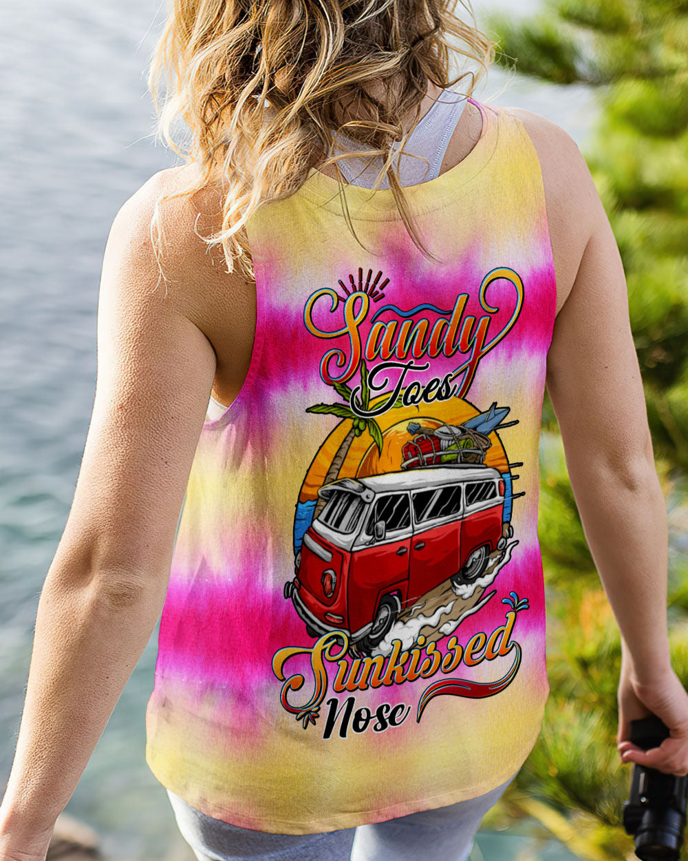 BLISSCORNERS SANDY TOES SUNKISSED NOSE ALL OVER PRINT
