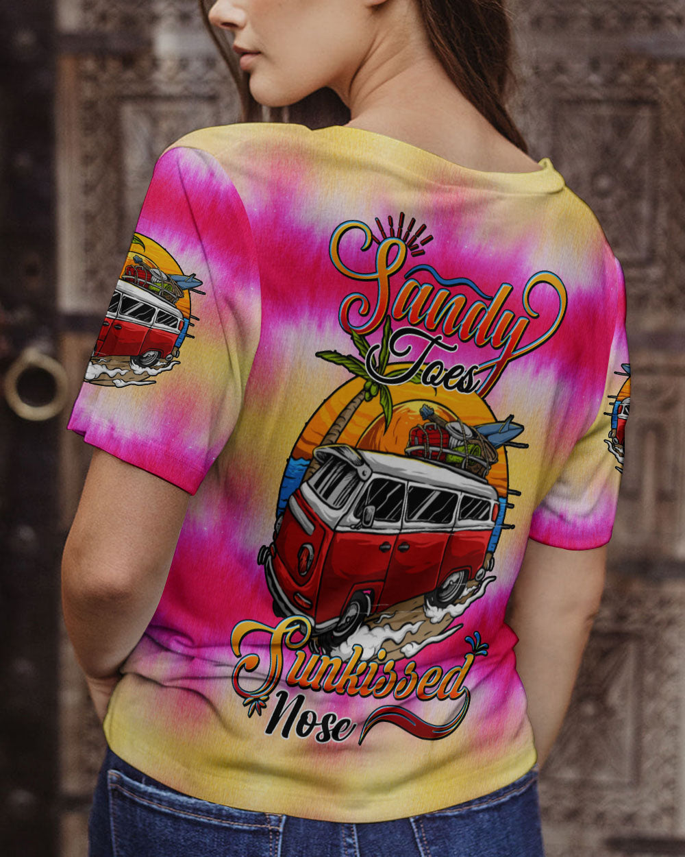BLISSCORNERS SANDY TOES SUNKISSED NOSE ALL OVER PRINT