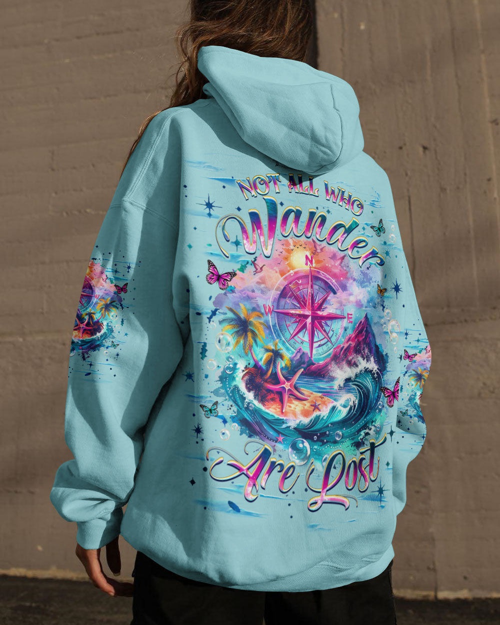 BLISSCORNERS NOT ALL WHO WANDER ARE LOST ALL OVER PRINT