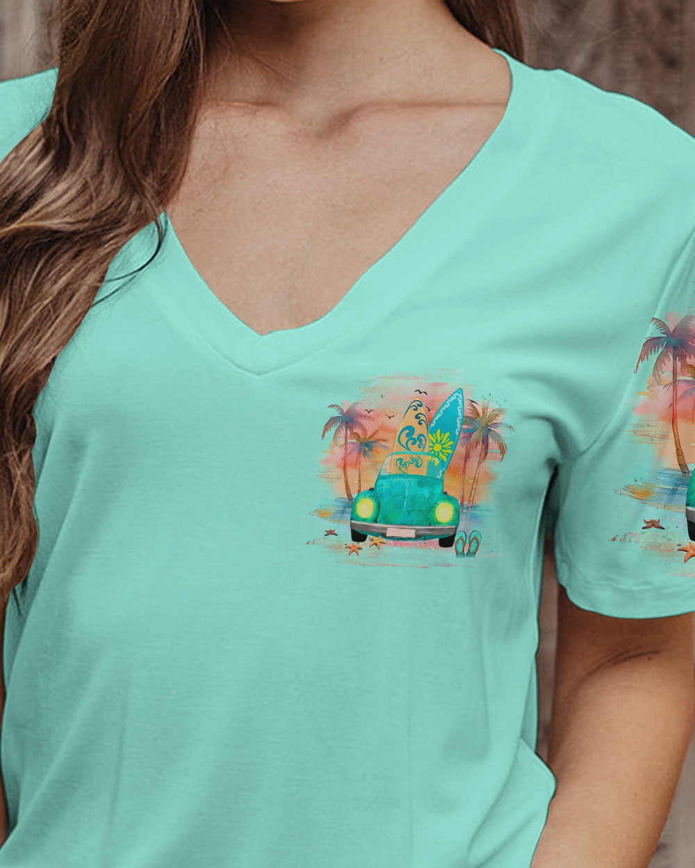 BLISSCORNERS SMELL THE SEA FEEL THE BREEZE ALL OVER PRINT