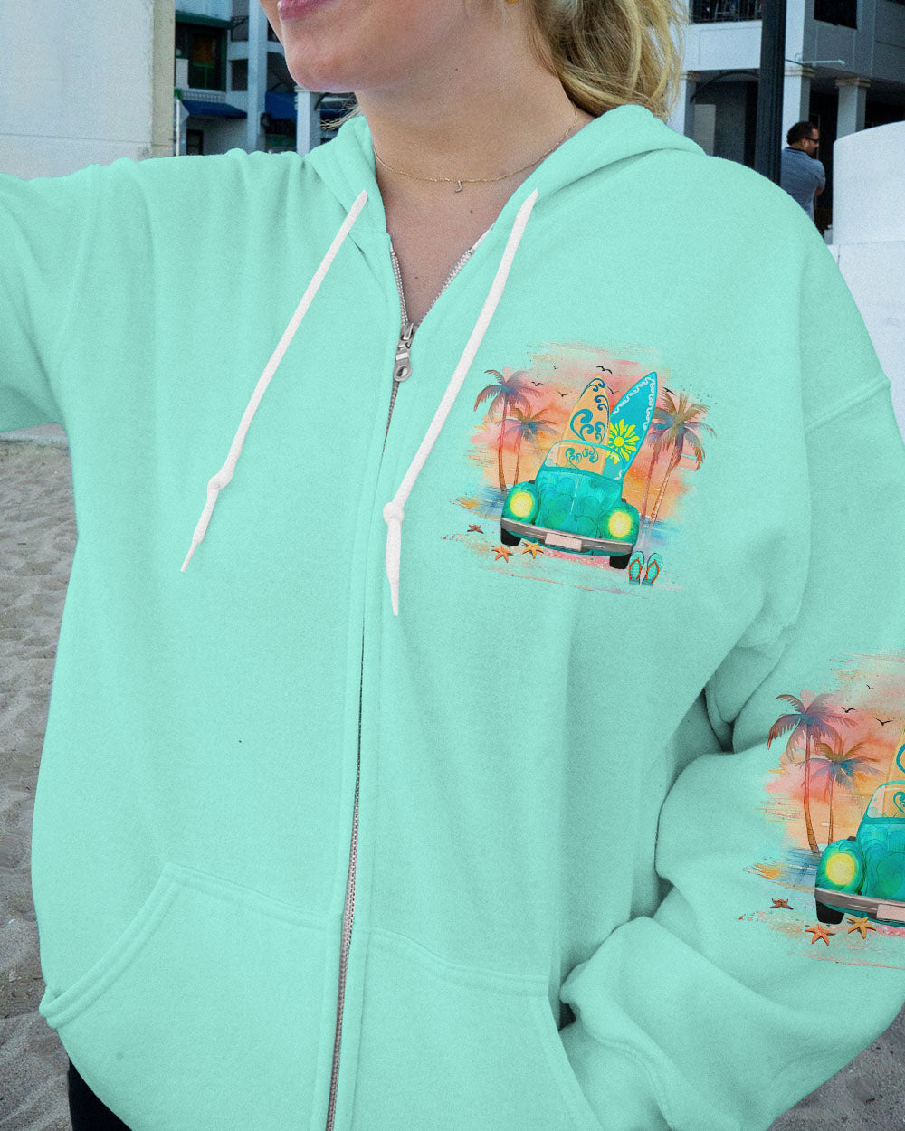 BLISSCORNERS SMELL THE SEA FEEL THE BREEZE ALL OVER PRINT