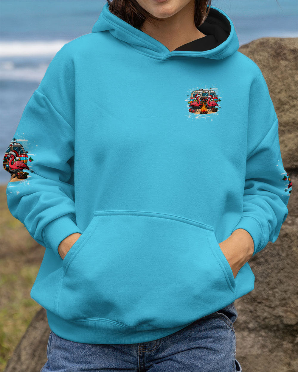 BLISSCORNERS MAKING MEMORIES ONE CAMPFIRE AT A TIME CHRISTMAS ALL OVER PRINT