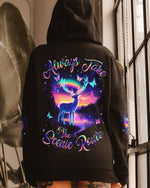 BLISSCORNERS ALWAYS TAKE THE SCENIC ROUTE ALL OVER PRINT