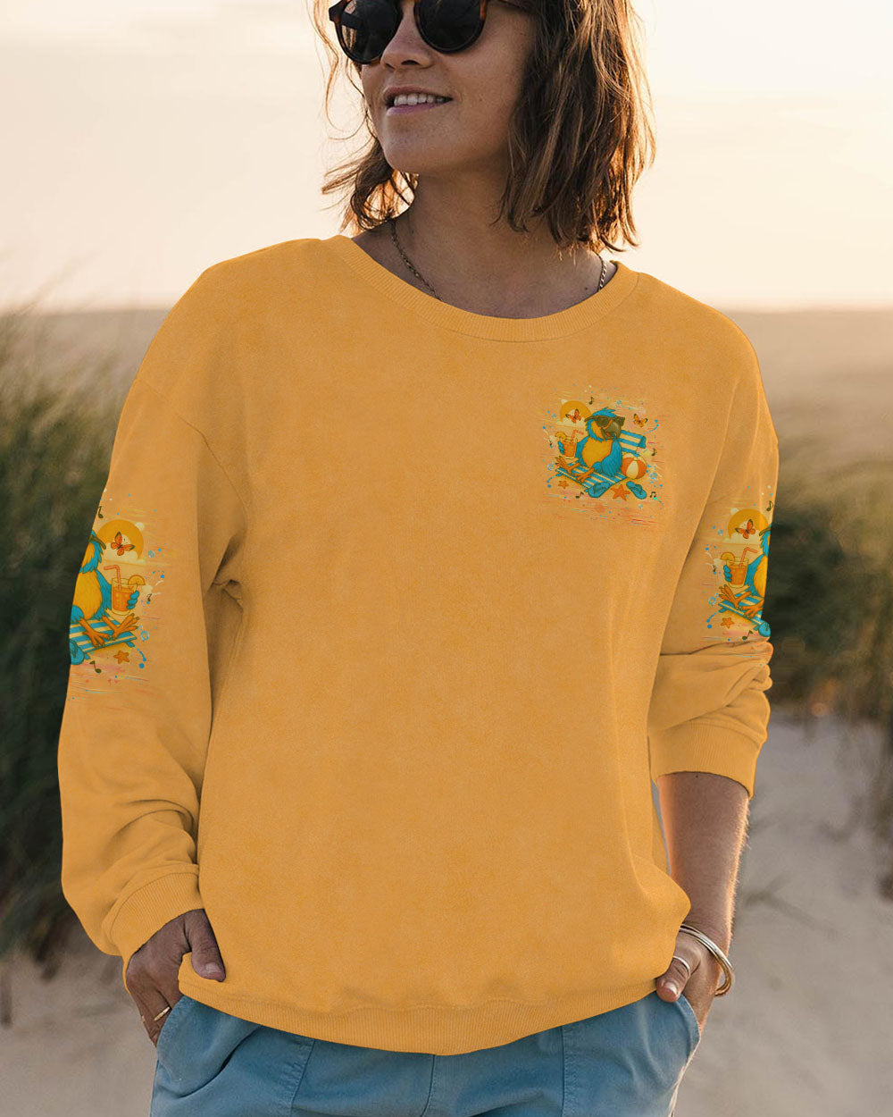 BLISSCORNERS SANDY TOES SUNKISSED NOSE ALL OVER PRINT