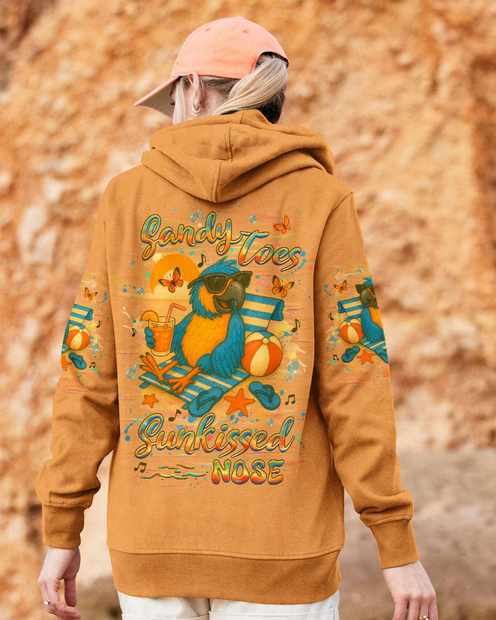 BLISSCORNERS SANDY TOES SUNKISSED NOSE ALL OVER PRINT