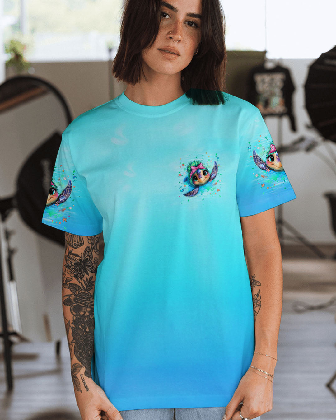 BLISSCORNERS TURTLES ARE MY SPIRIT ANIMALS ALL OVER PRINT