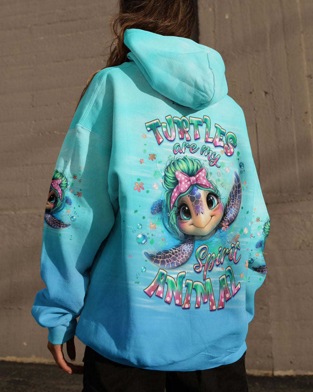 BLISSCORNERS TURTLES ARE MY SPIRIT ANIMALS ALL OVER PRINT