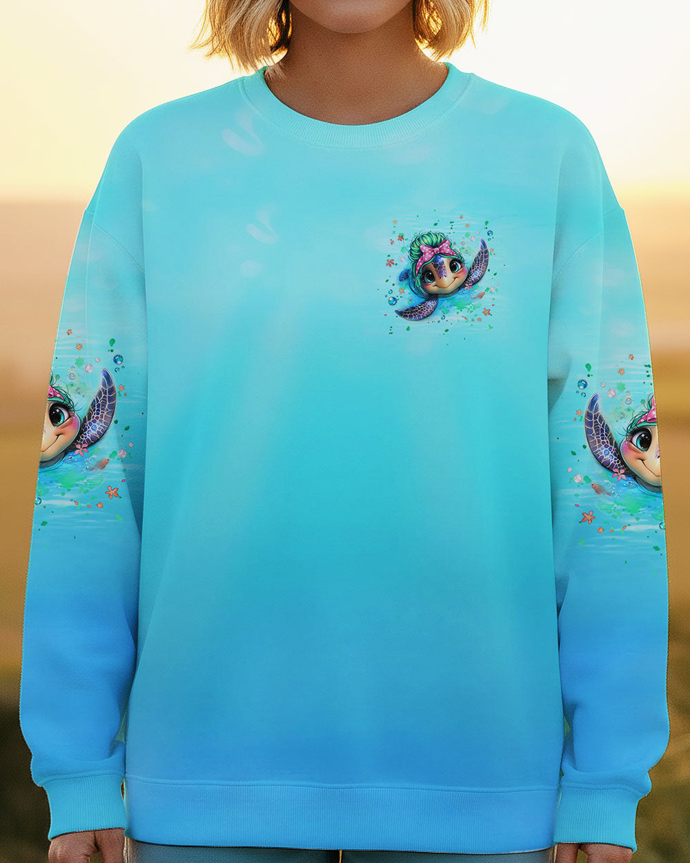 BLISSCORNERS TURTLES ARE MY SPIRIT ANIMALS ALL OVER PRINT