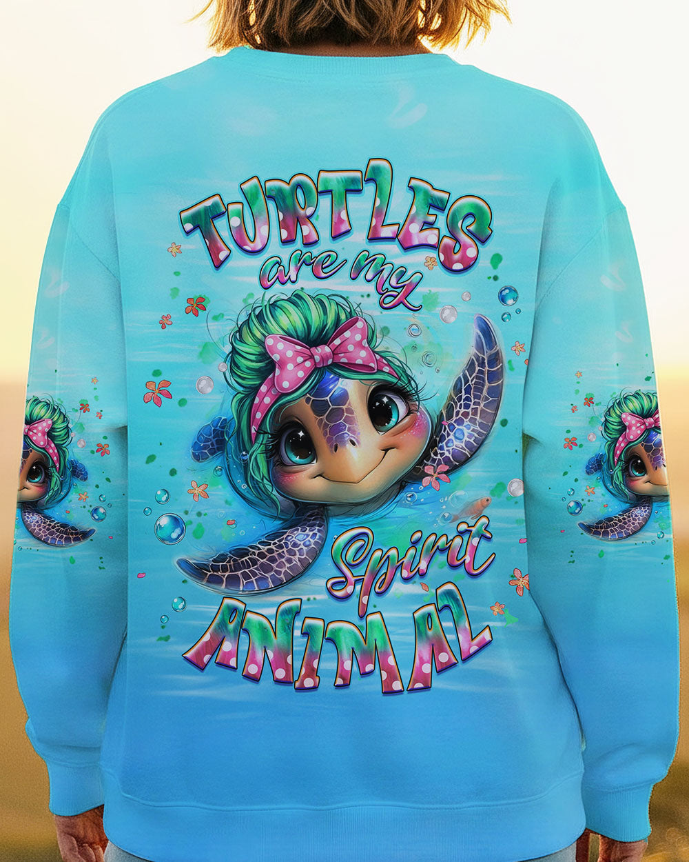 BLISSCORNERS TURTLES ARE MY SPIRIT ANIMALS ALL OVER PRINT