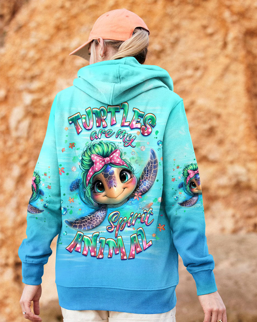BLISSCORNERS TURTLES ARE MY SPIRIT ANIMALS ALL OVER PRINT