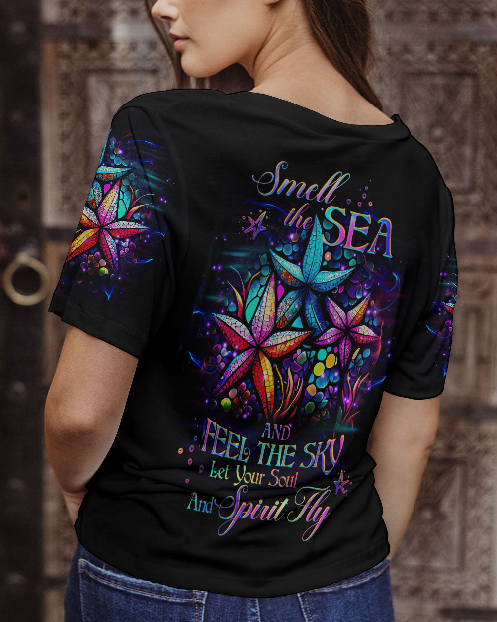 BLISSCORNERS SMELL THE SEA AND FEEL THE SKY ALL OVER PRINT