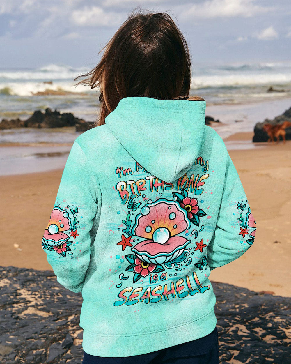BLISSCORNERS I'M PRETTY SURE MY BIRTHSTONE IS A SEASHELL ALL OVER PRINT