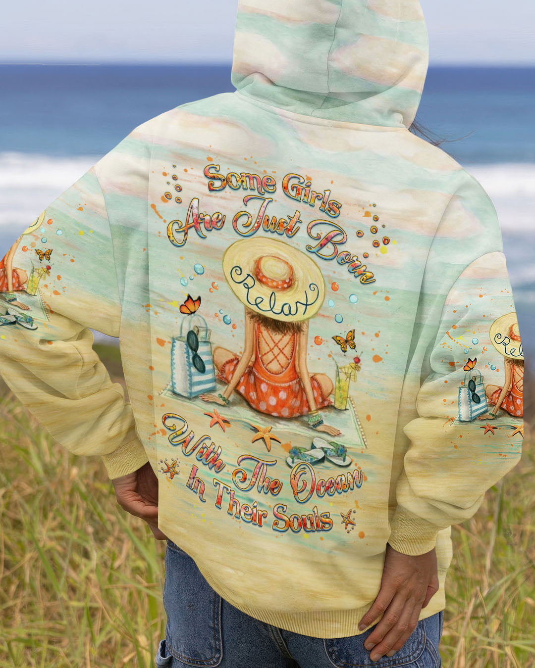 BLISSCORNERS SOME GIRLS ARE JUST BORN ALL OVER PRINT