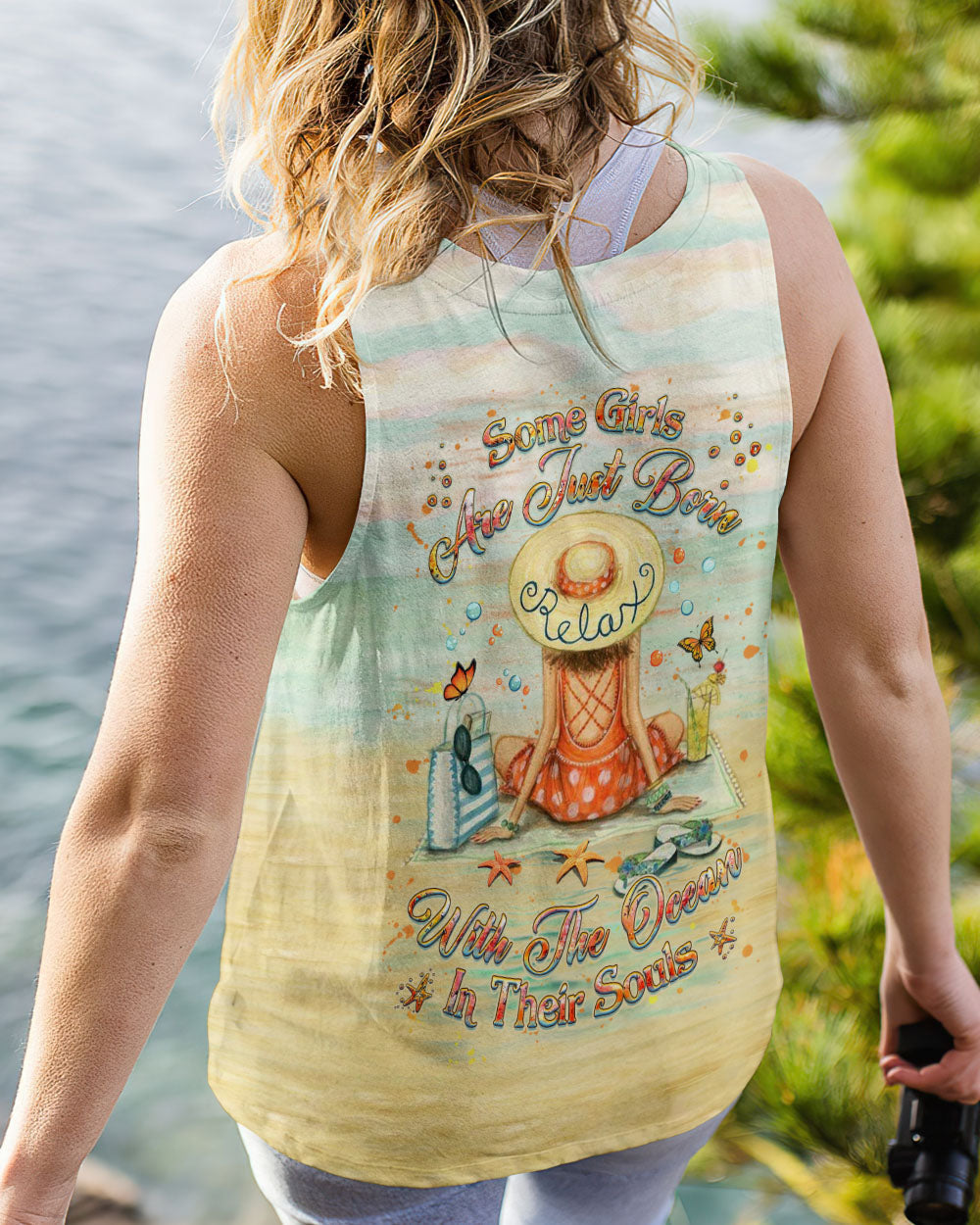 BLISSCORNERS SOME GIRLS ARE JUST BORN ALL OVER PRINT