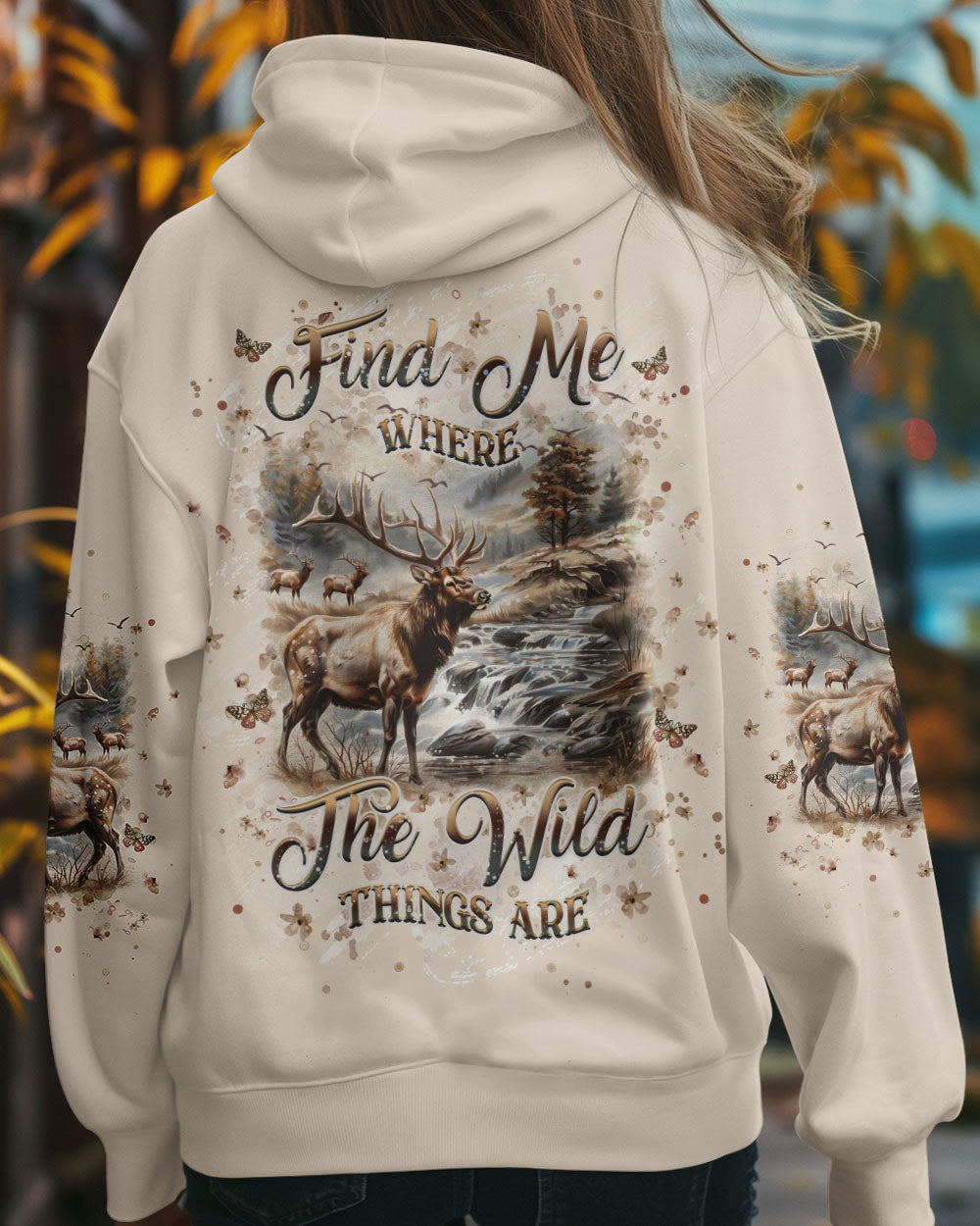 BLISSCORNERS (HOT DEAL) FIND ME WHERE THE WILD THINGS ARE ALL OVER PRINT