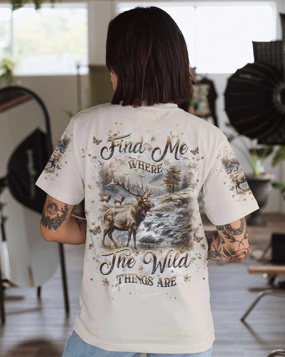 BLISSCORNERS (HOT DEAL) FIND ME WHERE THE WILD THINGS ARE ALL OVER PRINT