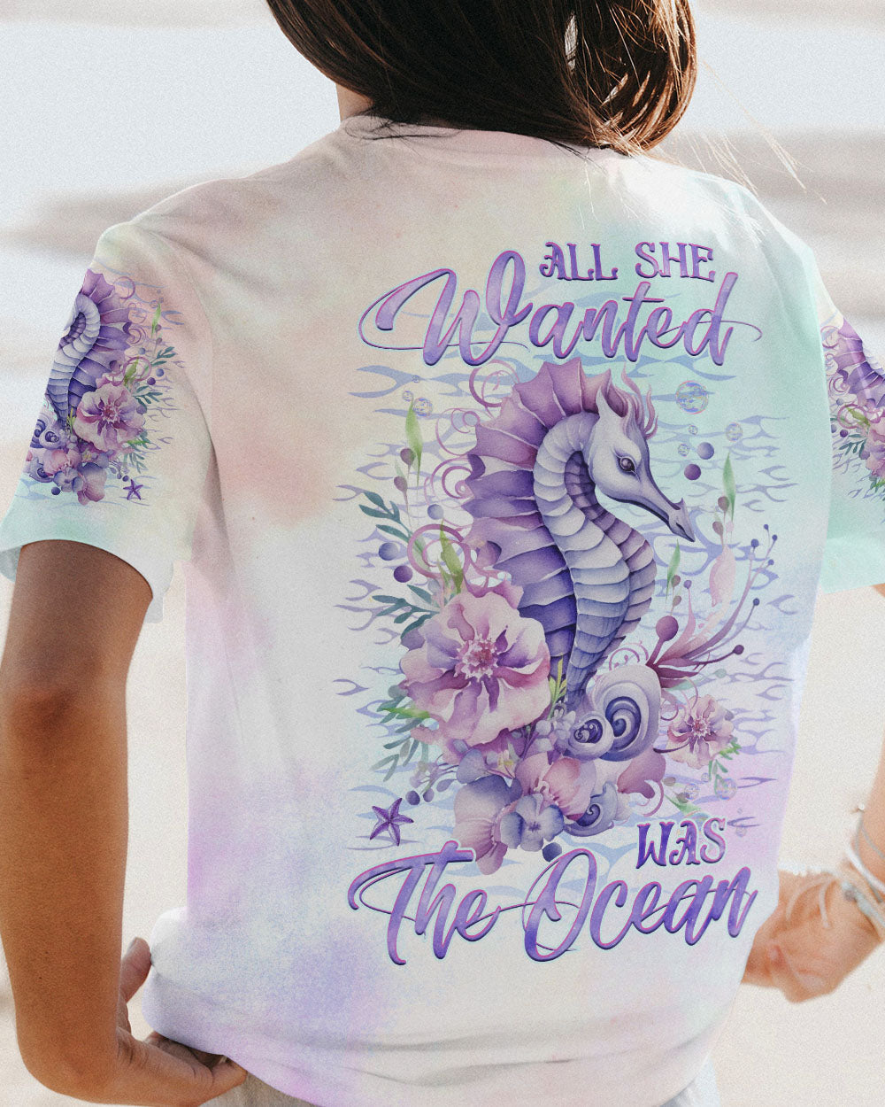BLISSCORNERS ALL SHE WANTED WAS THE OCEAN ALL OVER PRINT