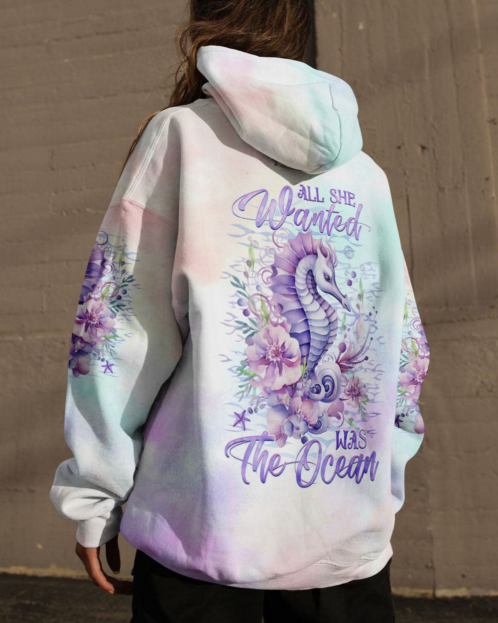 BLISSCORNERS ALL SHE WANTED WAS THE OCEAN ALL OVER PRINT