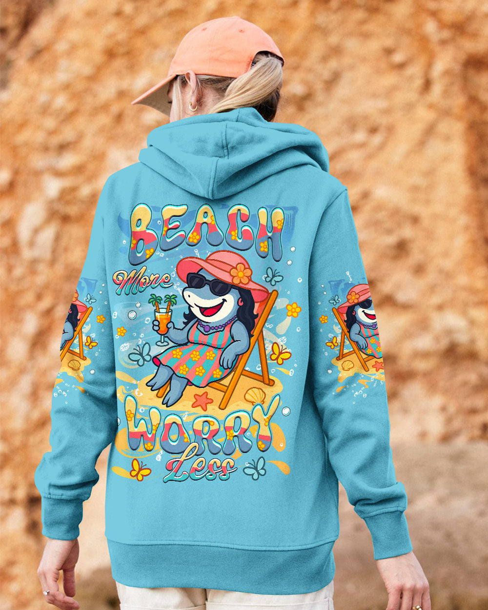 BLISSCORNERS BEACH MORE WORRY LESS ALL OVER PRINT