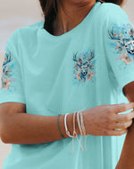 BLISSCORNERS THE CLOSER I GET TO NATURE DEER HUNTING ALL OVER PRINT