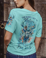 BLISSCORNERS THE CLOSER I GET TO NATURE DEER HUNTING ALL OVER PRINT