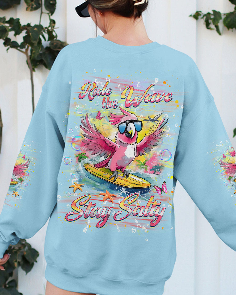 BLISSCORNERS RIDE THE WAVE STAY SALTY ALL OVER PRINT