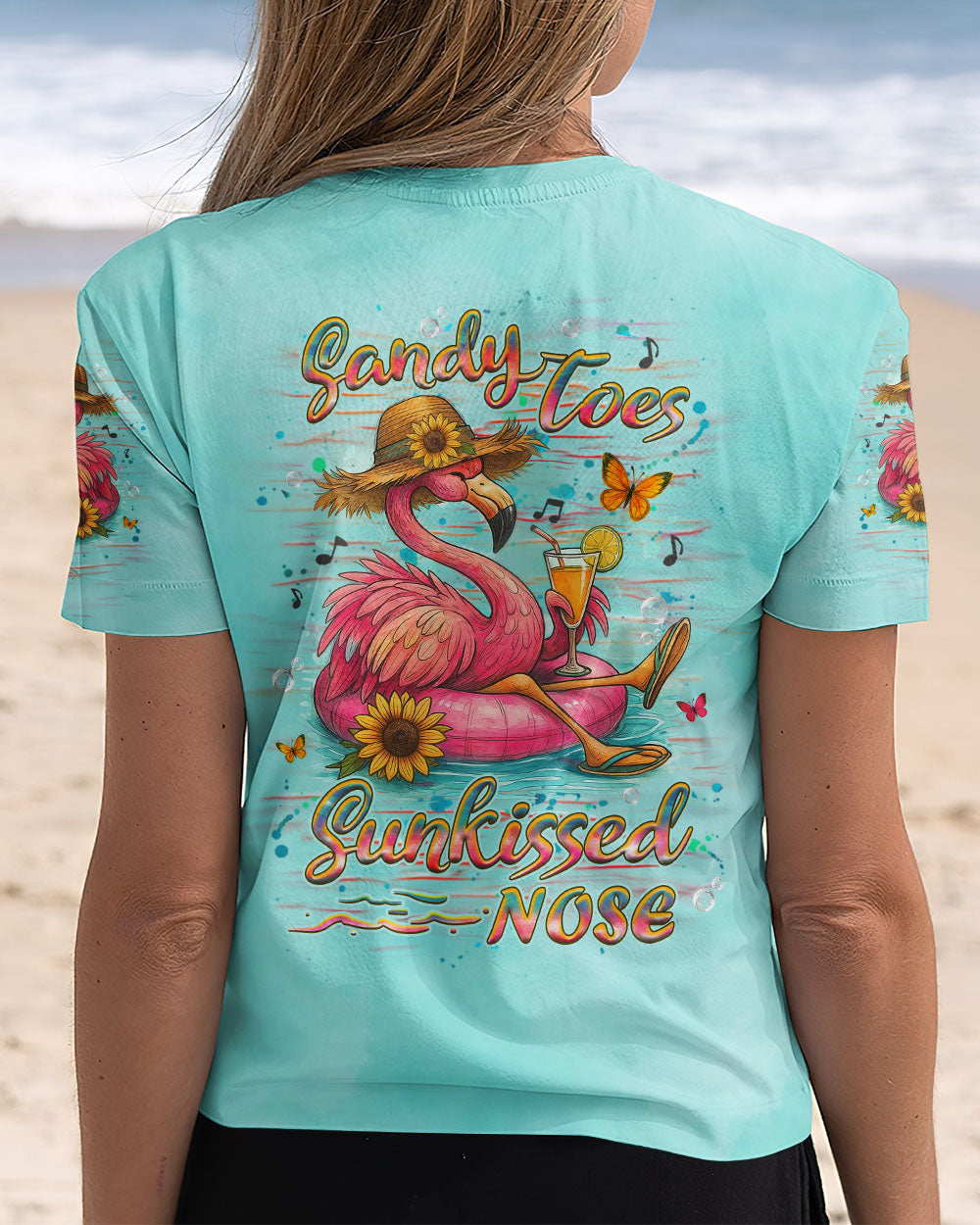 BLISSCORNERS SANDY TOES SUNKISSED NOSE ALL OVER PRINT