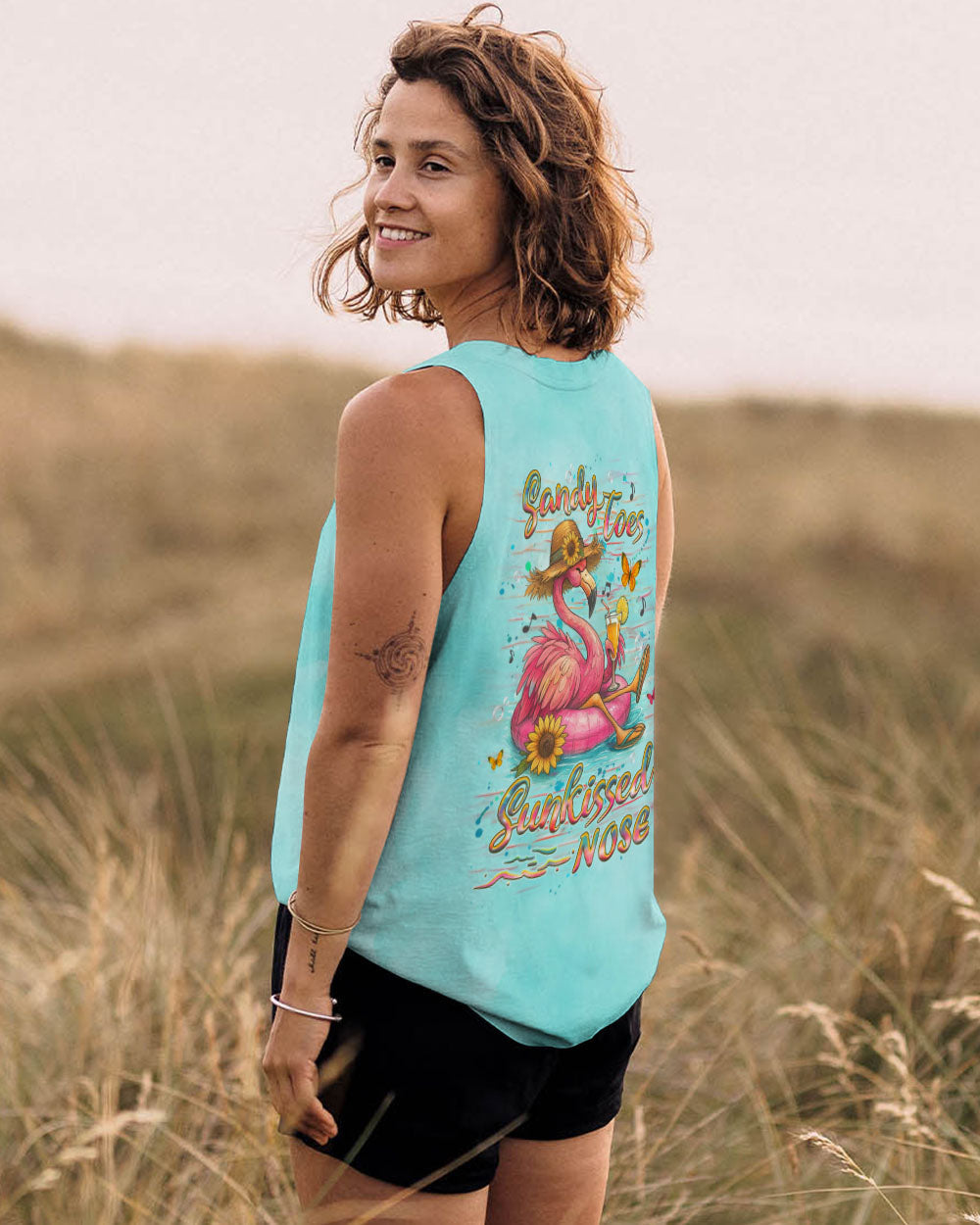 BLISSCORNERS SANDY TOES SUNKISSED NOSE ALL OVER PRINT