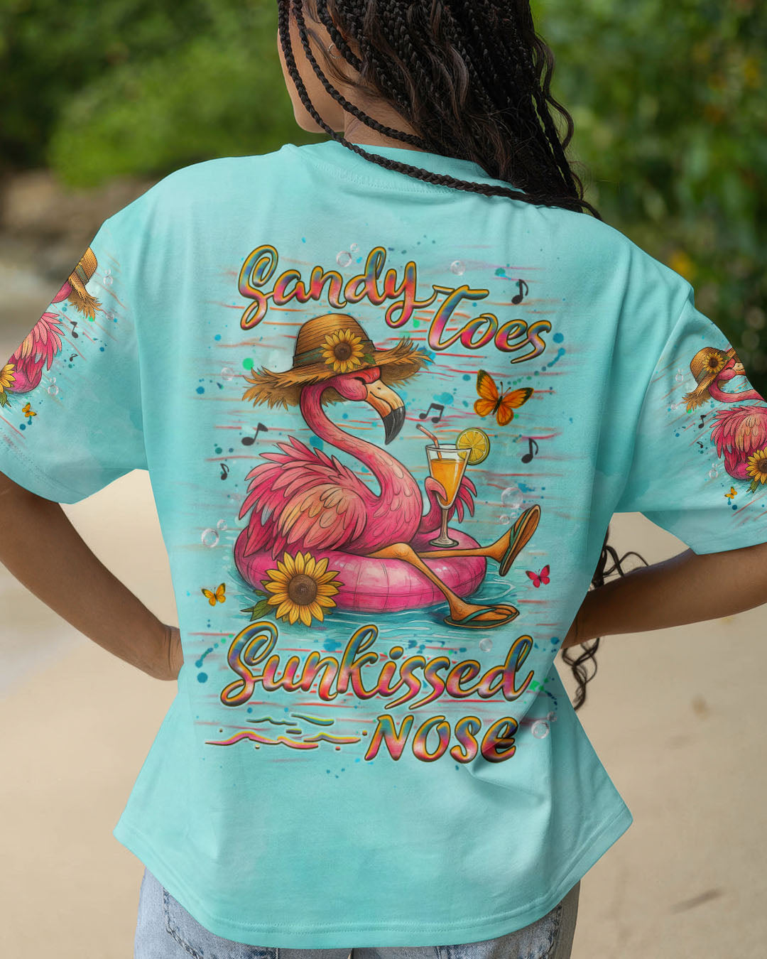 BLISSCORNERS SANDY TOES SUNKISSED NOSE ALL OVER PRINT