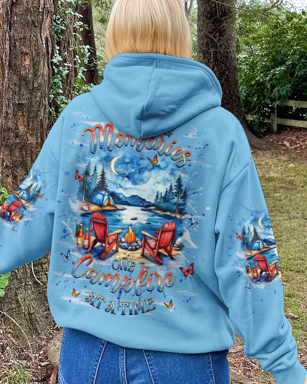 BLISSCORNERS MAKING MEMORIES ONE CAMPFIRE AT A TIME ALL OVER PRINT