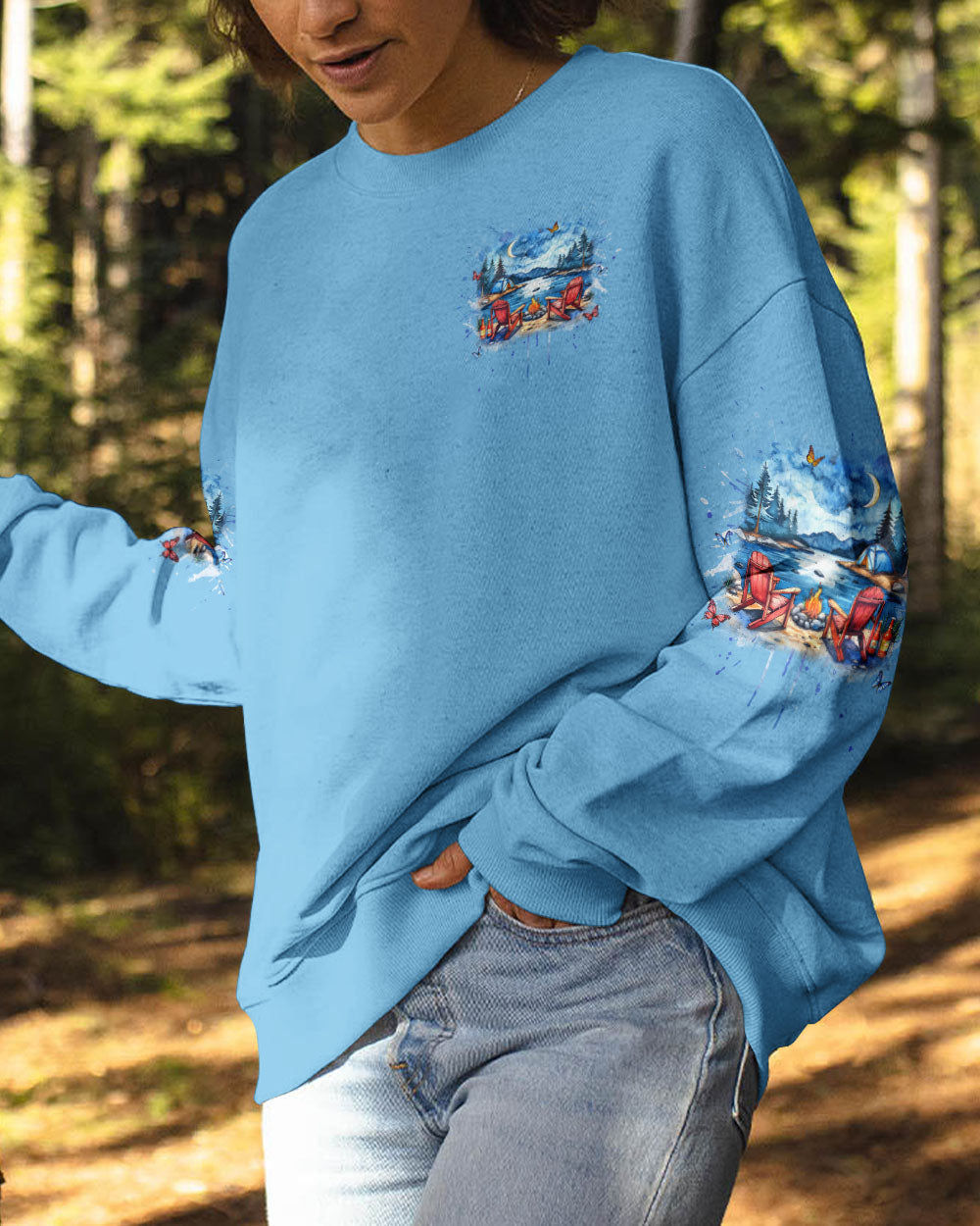 BLISSCORNERS MAKING MEMORIES ONE CAMPFIRE AT A TIME ALL OVER PRINT