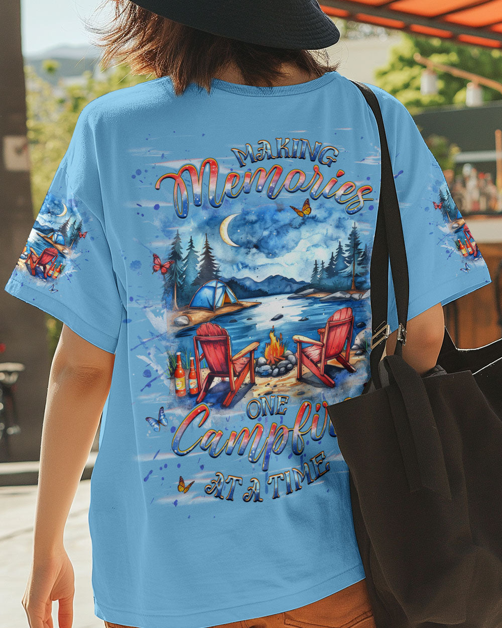 BLISSCORNERS MAKING MEMORIES ONE CAMPFIRE AT A TIME ALL OVER PRINT