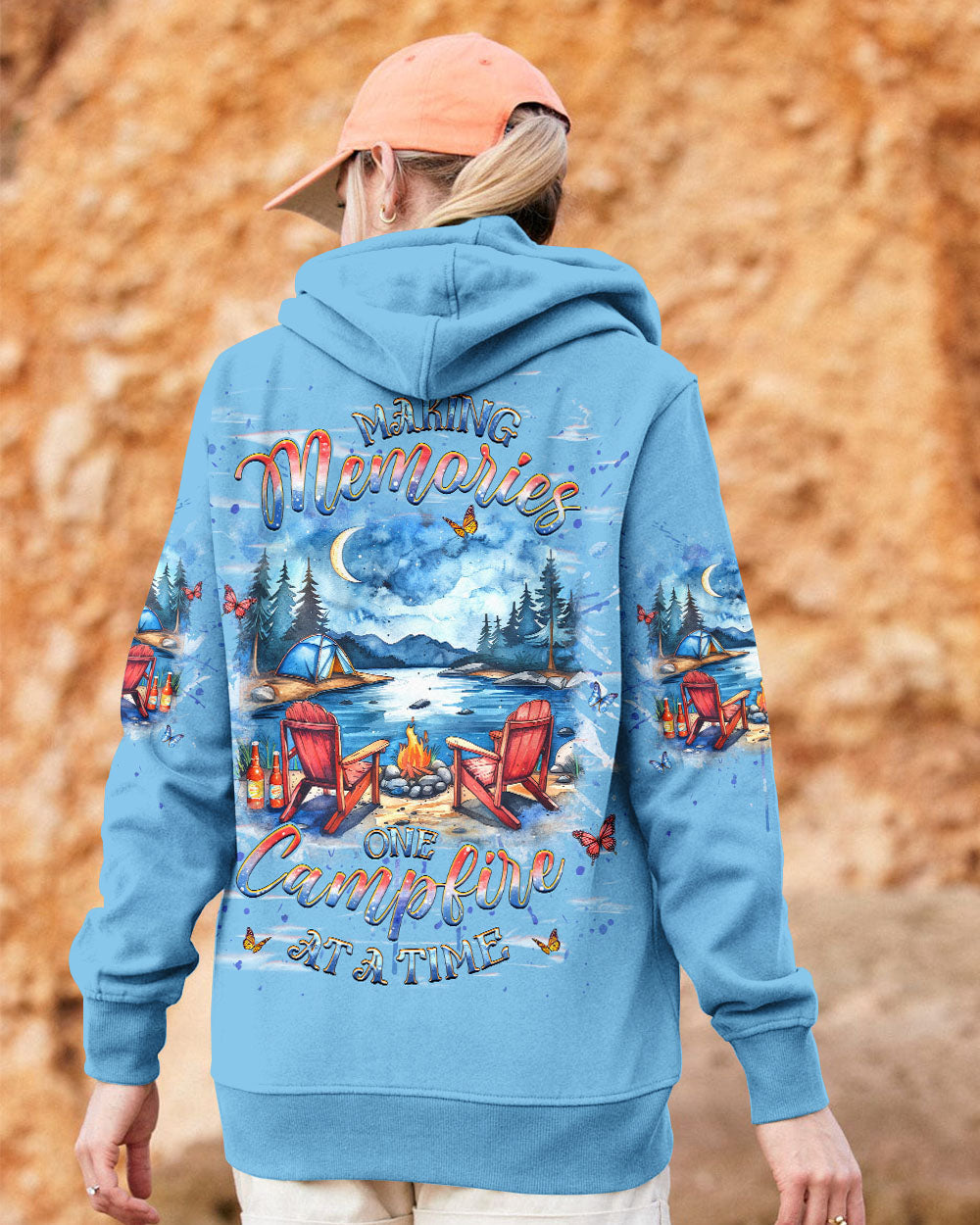 BLISSCORNERS MAKING MEMORIES ONE CAMPFIRE AT A TIME ALL OVER PRINT