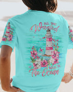 BLISSCORNERS ALL SHE WANTED WAS THE OCEAN LIGHTHOUSE ALL OVER PRINT