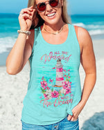 BLISSCORNERS ALL SHE WANTED WAS THE OCEAN LIGHTHOUSE ALL OVER PRINT