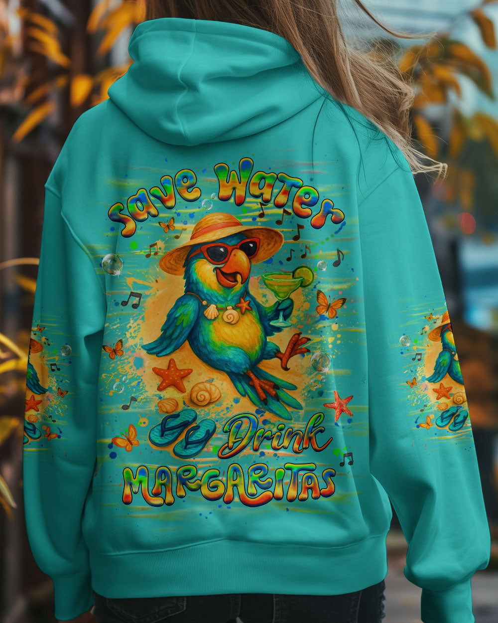 BLISSCORNERS SAVE WATER DRINK MARGARITAS ALL OVER PRINT