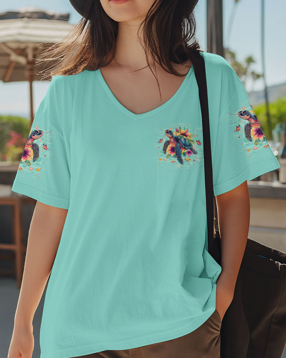 BLISSCORNERS SANDY TOES SUNKISSED NOSE TURTLE ALL OVER PRINT